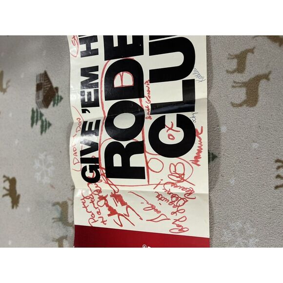 VTG Rodeo Memorabilia 1982 Winston Rodeo Series Give'em Hell Rodeo Club SIGNED - Picture 15 of 16
